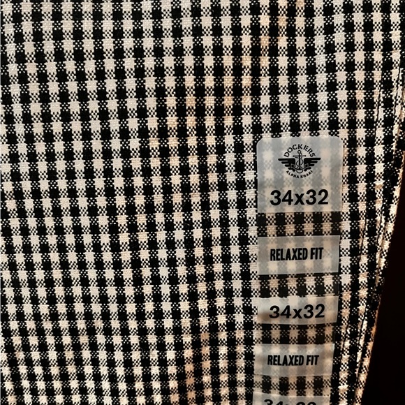 Checkered, black and white, trousers. - Picture 3 of 7